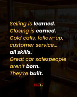 🚗💼 Great salespeople aren’t born — they’re built.
Every deal closed comes down to skill:

• Selling 🎯
• Negotiation 💬
• Follow-up 📞
• Customer Service 🤝
• Closing 💪

If you’re not sharpening these daily, someone else is.

Comment “SKILL” and see how top performers stay sharp.