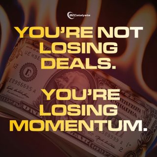 Momentum runs your dealership.
Lose it once and you chase it all month.
Lose it twice and your sales team feels it.
Lose it three times… and your competitors thank you.

Your biggest threat isn’t bad leads.
It’s stalled follow-up, cold pipelines, and silence that kills deals quietly.

Stay moving. Stay dangerous.
Stay in control.