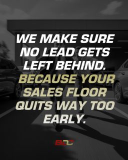 Funny how the lead you ignored always buys somewhere else...