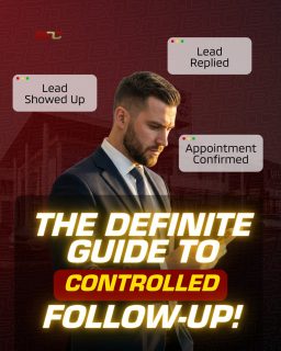 Follow-up isn’t a task.

It’s leverage.

If your pipeline depends on:
“Did someone call them?”
“Did we send that text?”
“Did we try again?”

You don’t have control.
You have guesswork.

The top stores don’t guess.

They operate with structure.
They eliminate silence.
They move faster than everyone else.

That’s follow-up dominance.